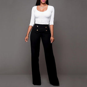 Wide Leg High Waist Women Pants