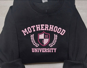 Motherhood University Embroidered Sweatshirt