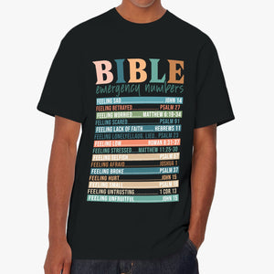 Bible Emergency Numbers T-shirt