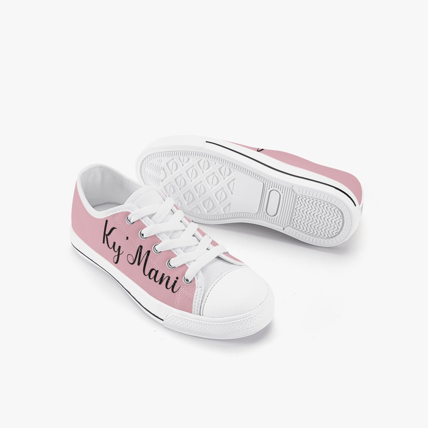 Custom Name Kid’s Low-Top Canvas Shoes