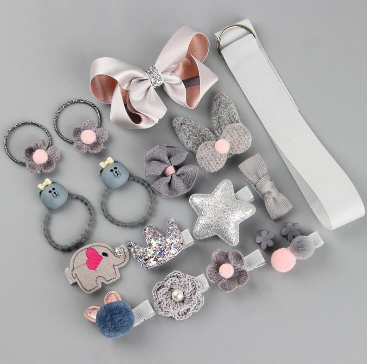 18 Pcs/Box Cute Hair Accessories