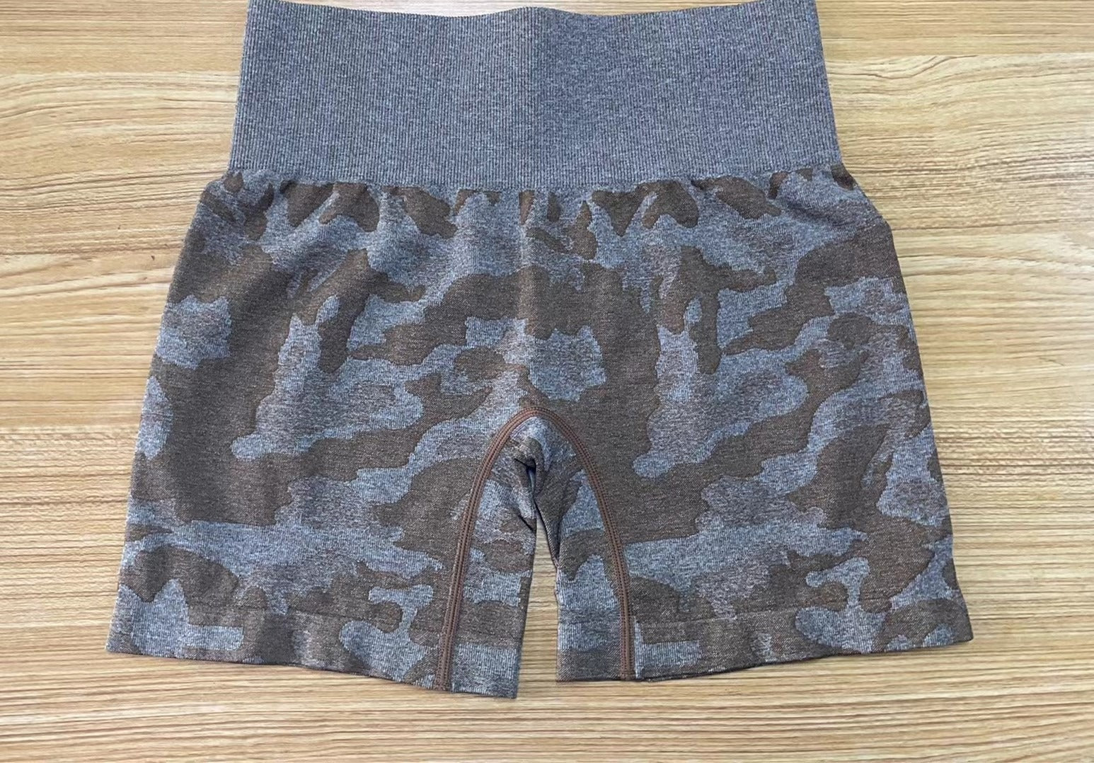 Camo Jacquard Fitness Shorts Camo