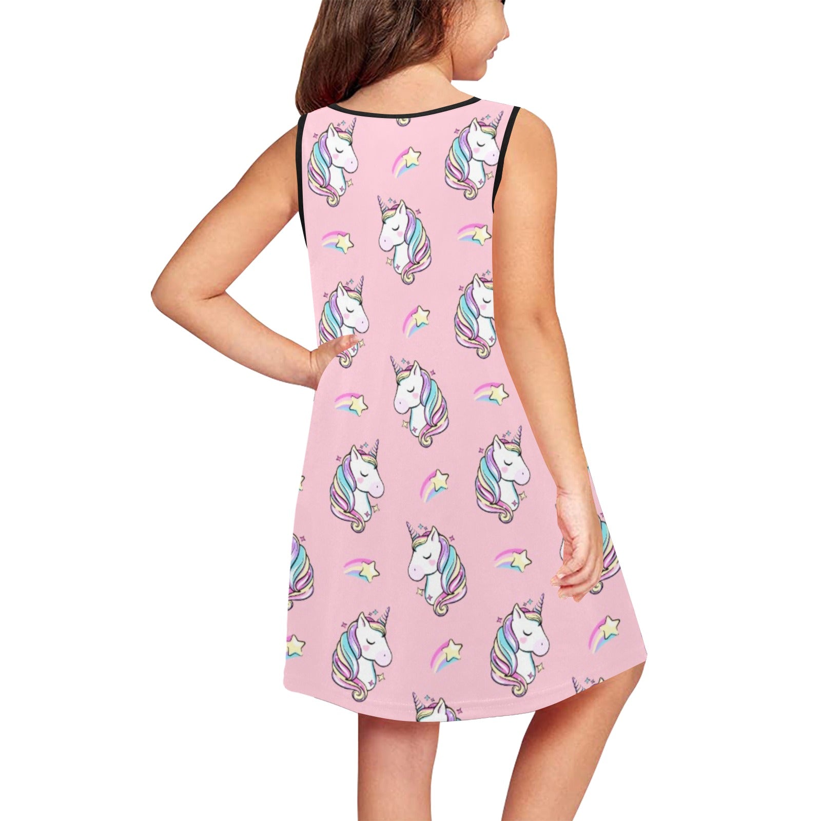 Unicorn Girls' Sleeveless Dress