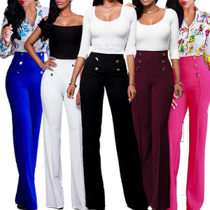 Wide Leg High Waist Women Pants