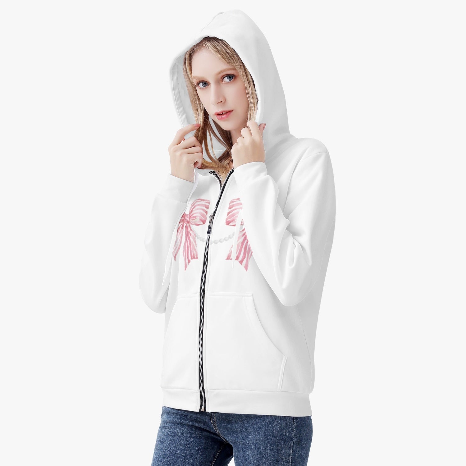 Coquette Cowgirl Full Zip Up Hoodie