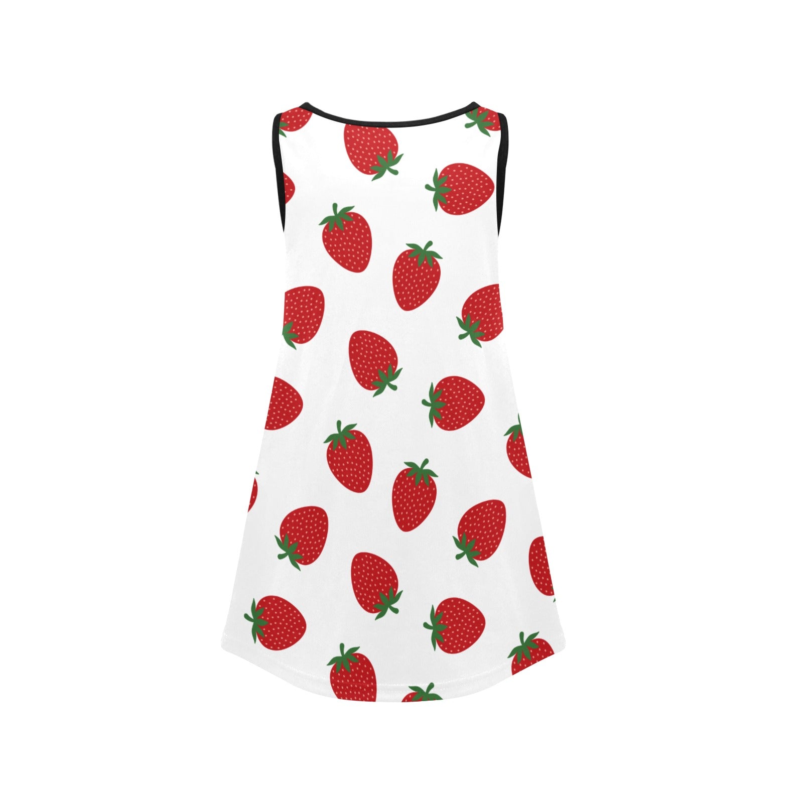 Adorable Strawberry Girls' Sleeveless Dress