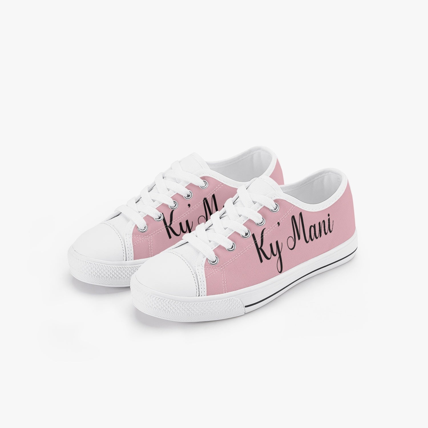 Custom Name Kid’s Low-Top Canvas Shoes