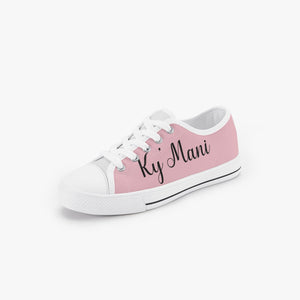 Custom Name Kid’s Low-Top Canvas Shoes