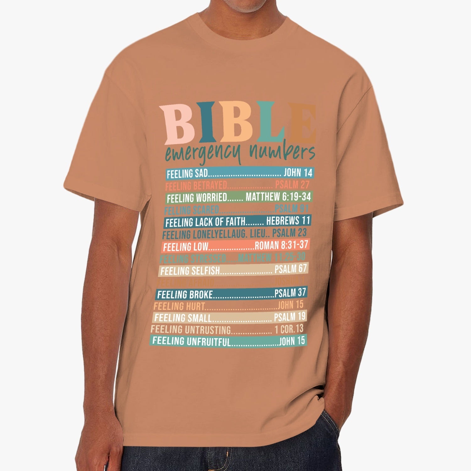 Bible Emergency Numbers T-shirt