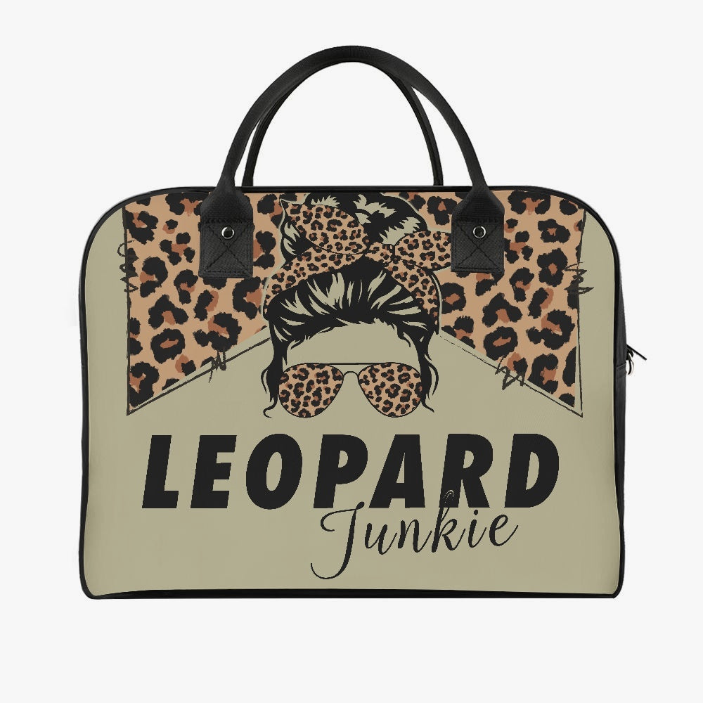 Leopard Junkie Large Travel Handbag