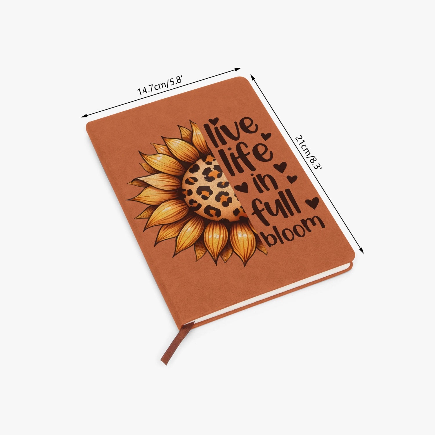 Full Bloom PU Leather Journal Notebook