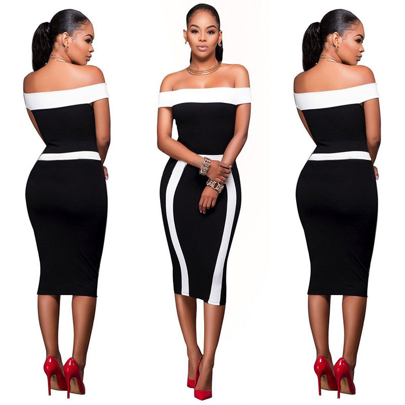 Off Shoulder Bodycon Dress eprolo