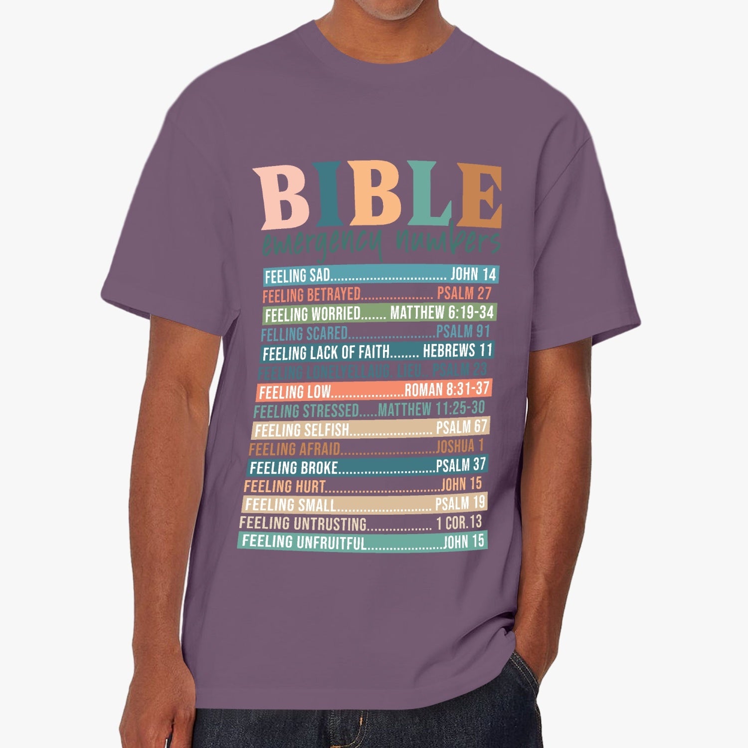 Bible Emergency Numbers T-shirt