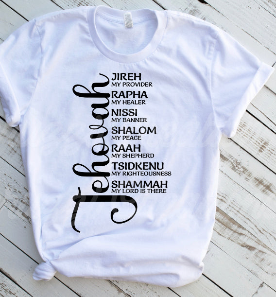 Jehovah Names Shirt