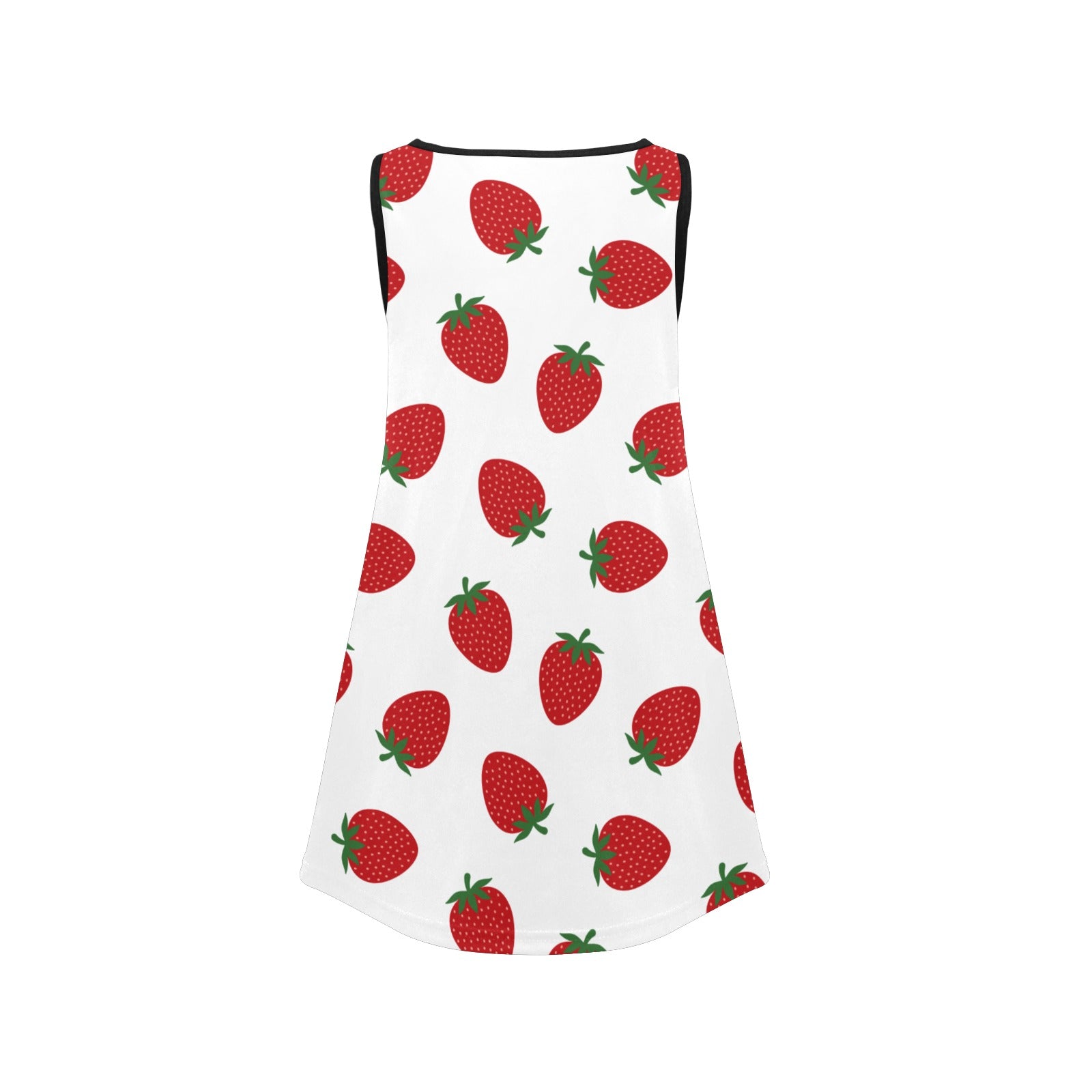 Adorable Strawberry Girls' Sleeveless Dress