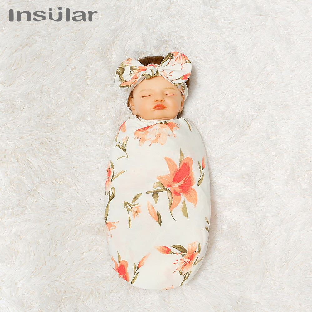 Baby three-piece swaddle set