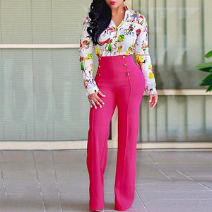 Wide Leg High Waist Women Pants