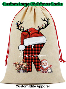 Custom Large Christmas Sacks