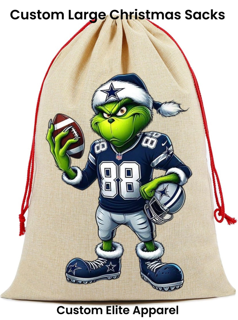 Custom Large Christmas Sacks