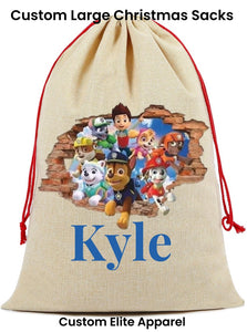 Custom Large Christmas Sacks