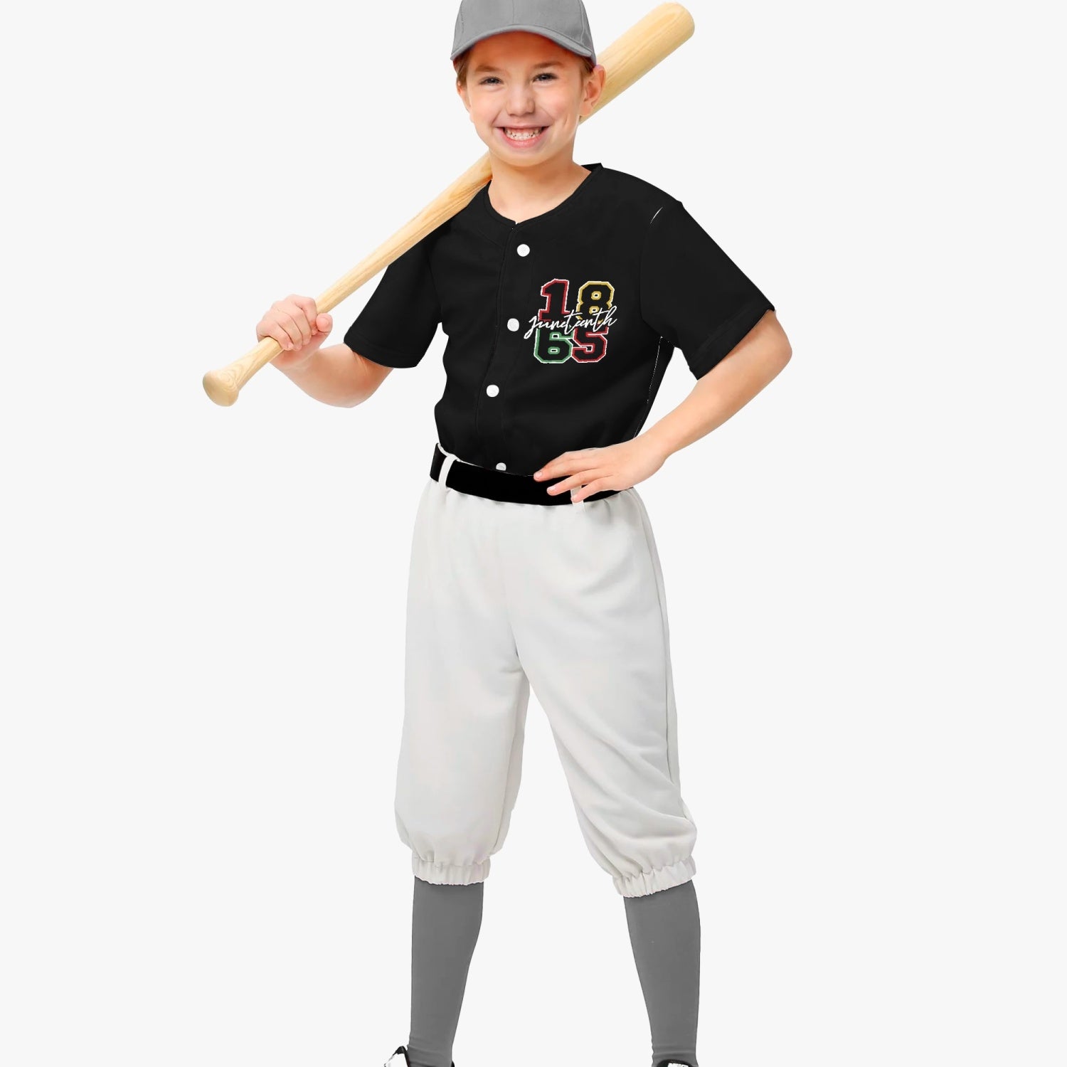 1865 Juneteenth Kids Baseball Jersey