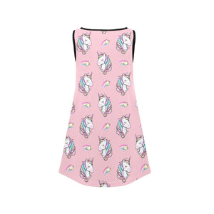 Unicorn Girls' Sleeveless Dress