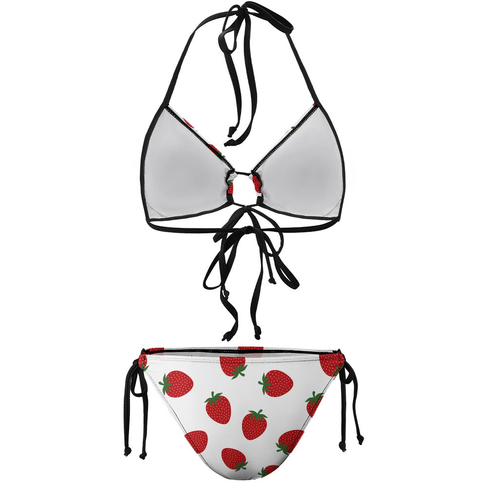 Plus Size Strawberry Bikini Swimsuit