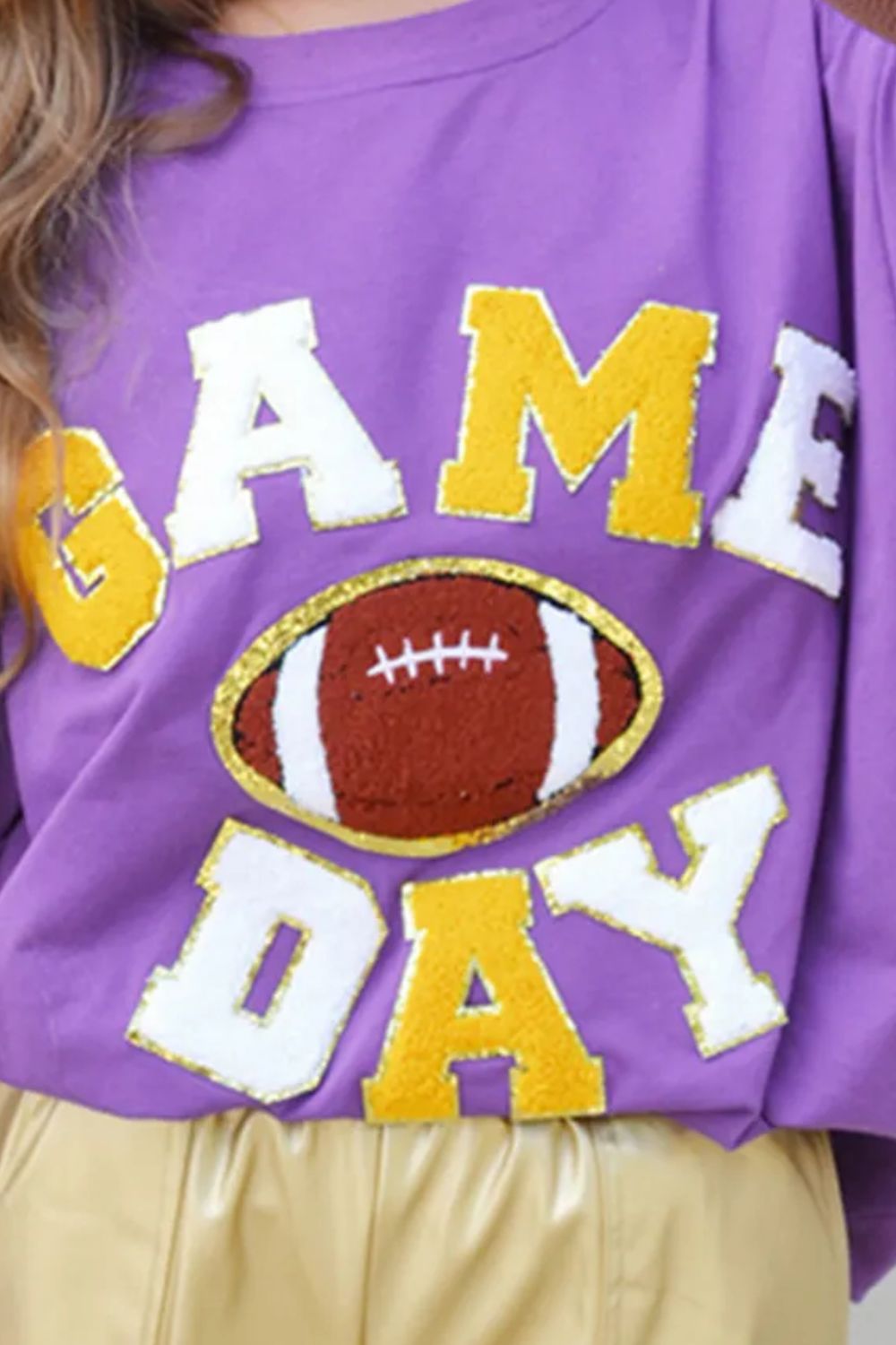 GAME DAY Football Long Sleeve Sweatshirt