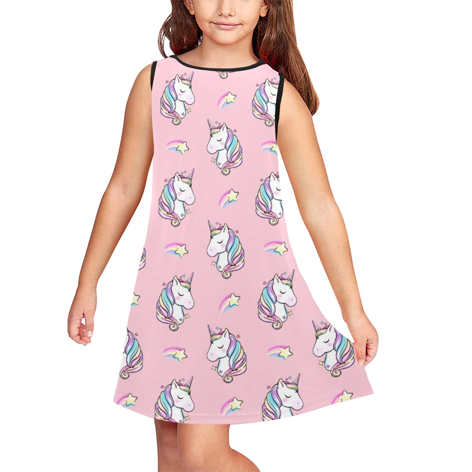 Unicorn Girls' Sleeveless Dress