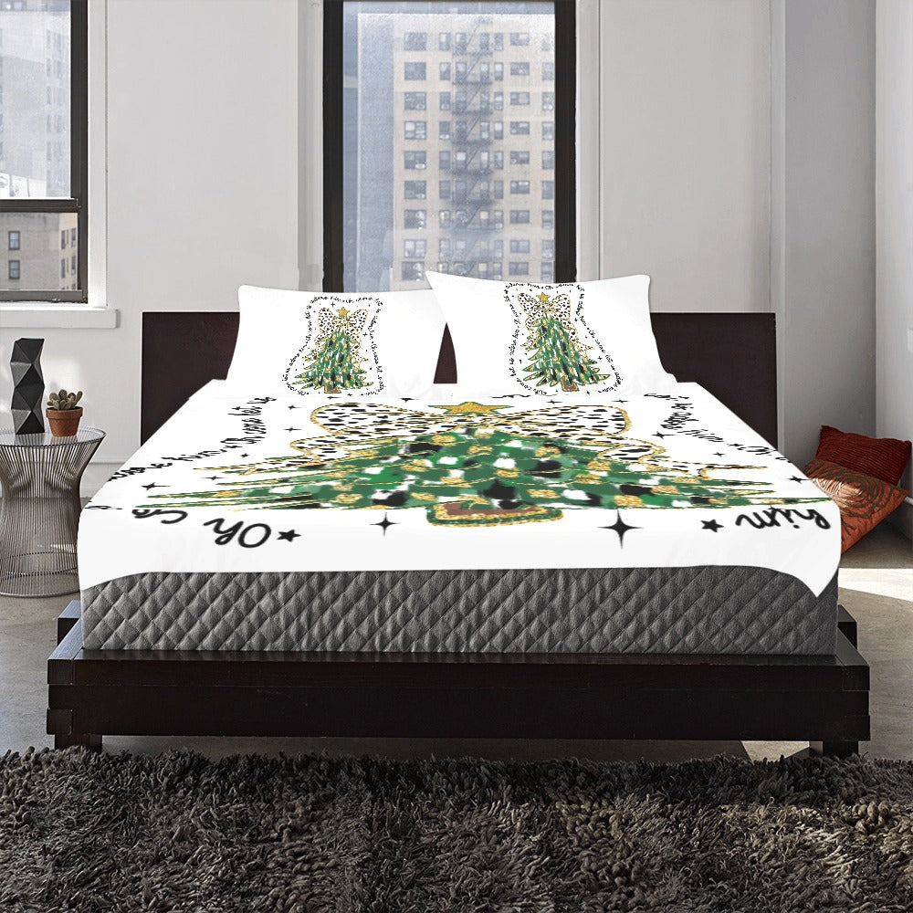 Oh Come Let Us Adore HIM 3-Piece Bedding Set Inkedjoy