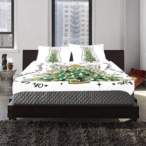 Oh Come Let Us Adore HIM 3-Piece Bedding Set Inkedjoy