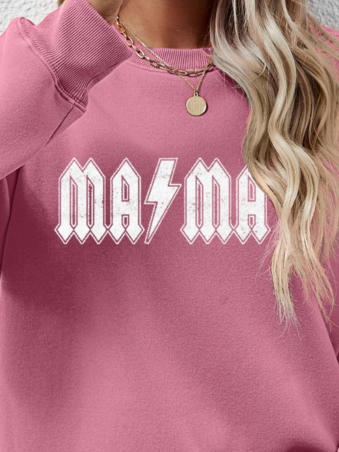 Letter Graphic Dropped Shoulder Sweatshirt