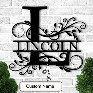 Custom Metal Welcome Sign Wall Decor