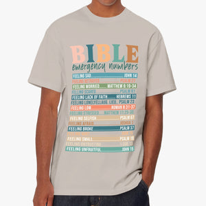 Bible Emergency Numbers T-shirt