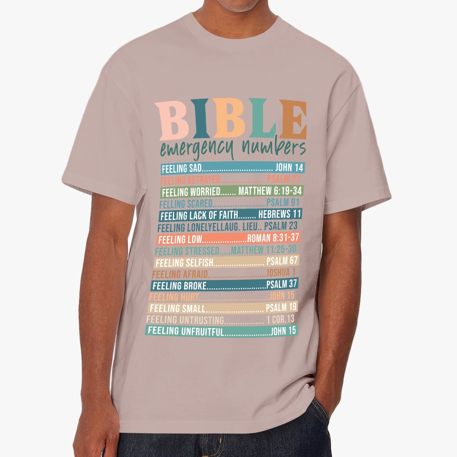 Bible Emergency Numbers T-shirt