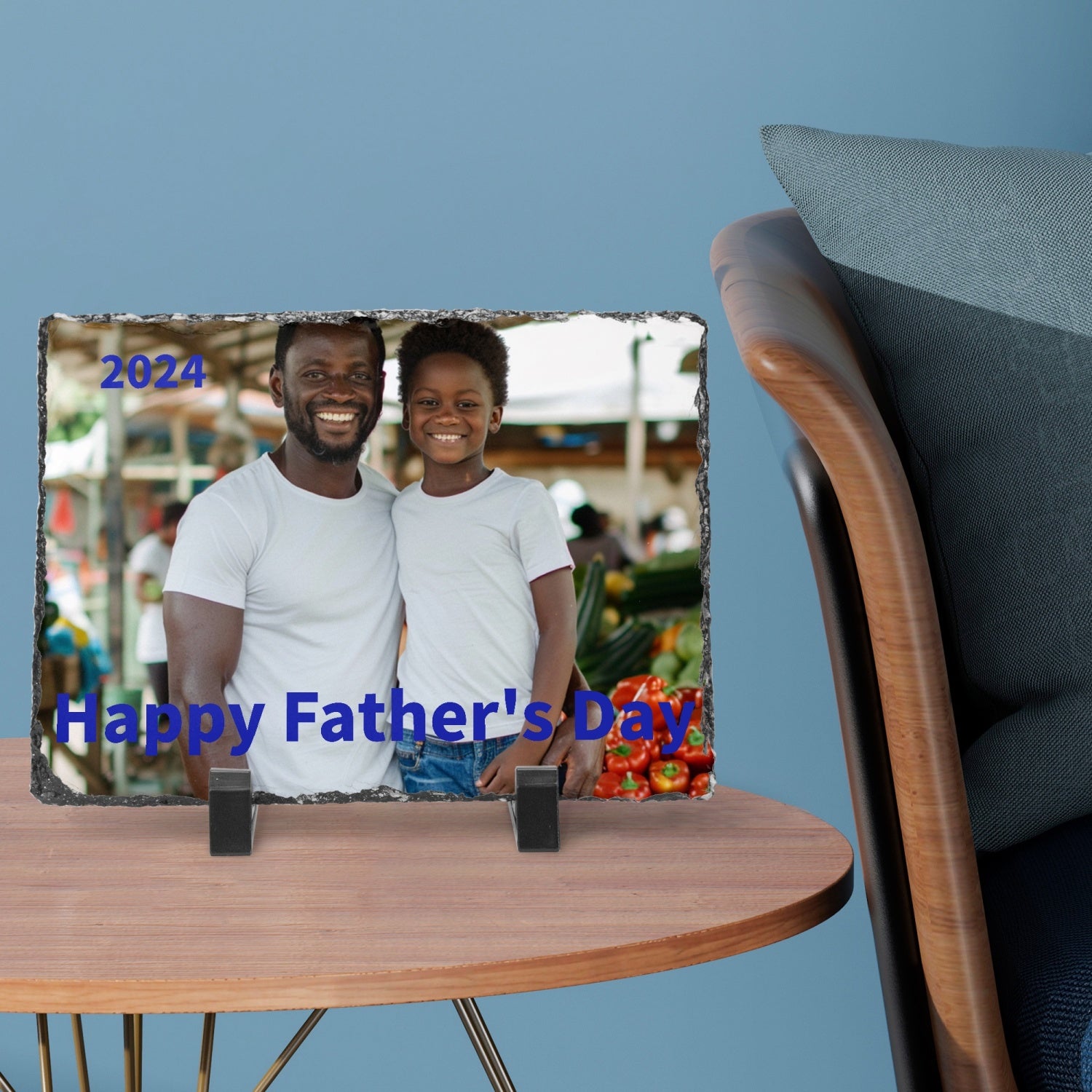 Father's Day Rectangular Photo Slate