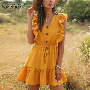 Ruffle Tunic Summer Dress