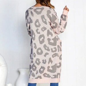 Liva Sexy Leopard Printed Cardigan Sweater