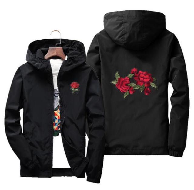 Rose Jacket Windbreaker Men And Women