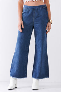 Low-Rise Basic Flare Jean Pants