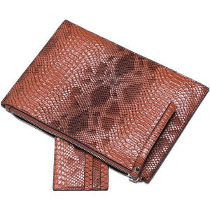 3D Python pattern Women Clutch