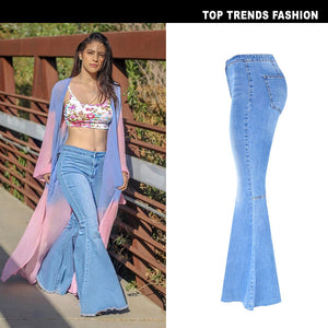 Retro High Waist Wide Leg Pants