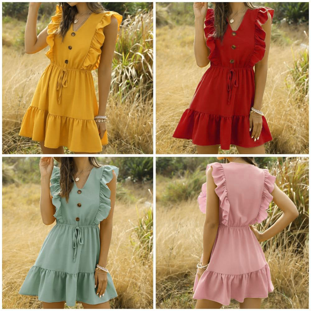 Ruffle Tunic Summer Dress