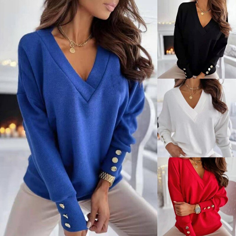 New Long Sleeve Knitted Sweater