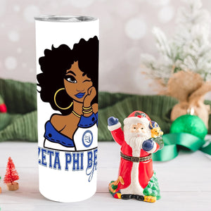 Zeta Phi Beta 20oz Straight Skinny Tumbler