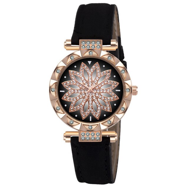 Romantic Starry Sky Wrist Watch & Bracelet Set