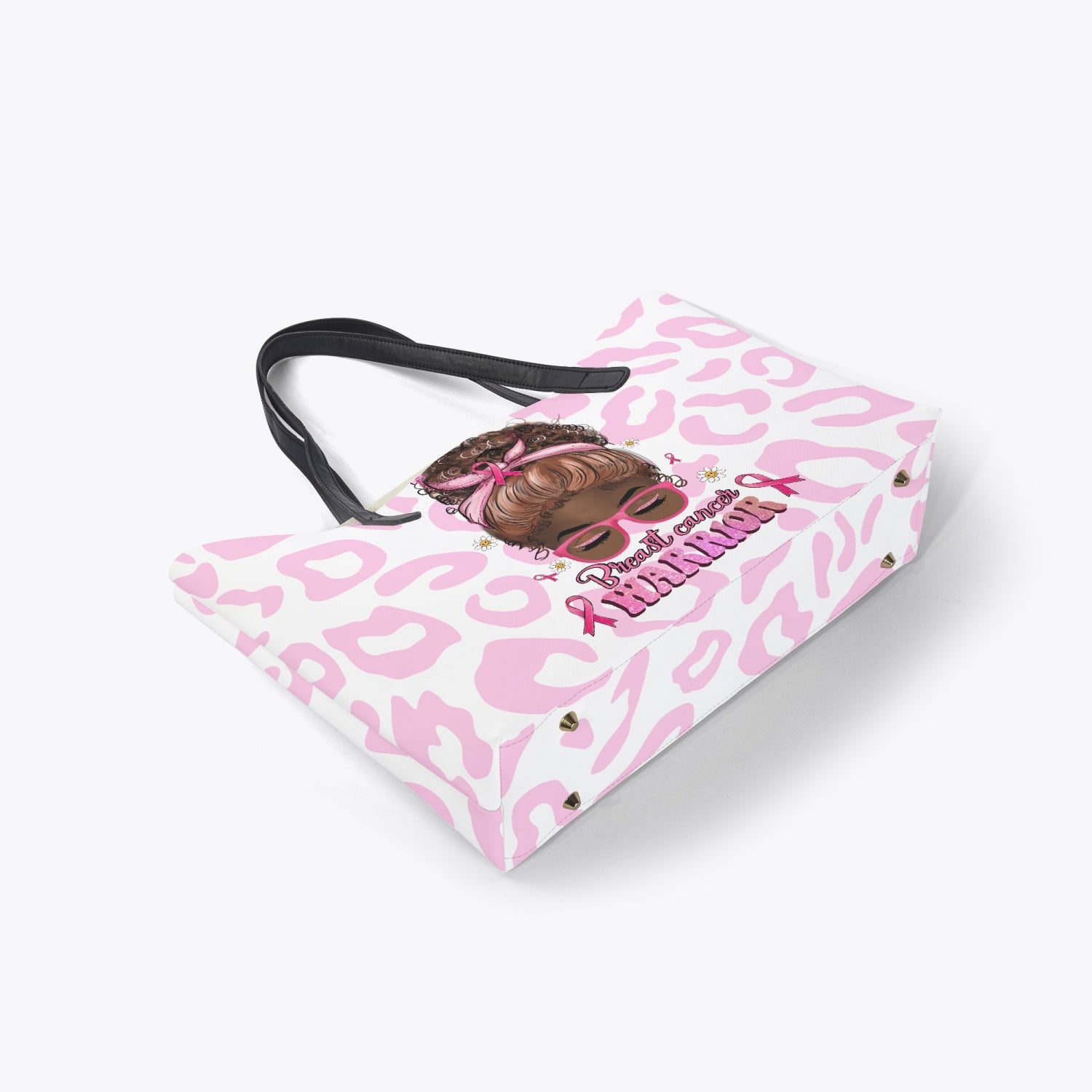 Breast Cancer Warrior Shopping Tote Bag