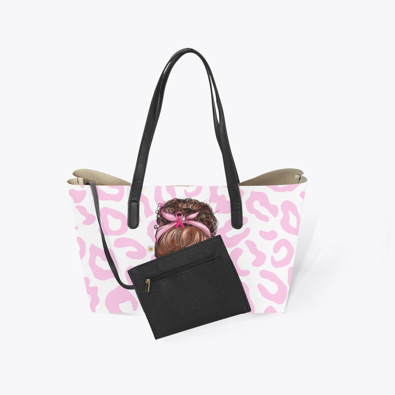 Breast Cancer Warrior Shopping Tote Bag