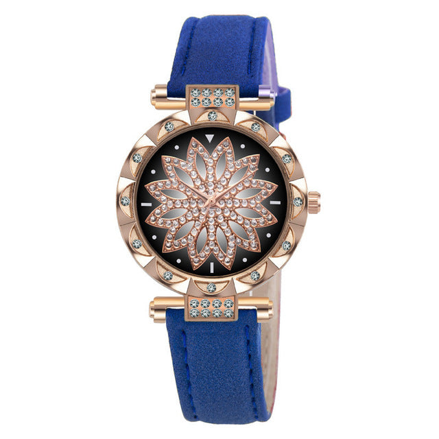 Romantic Starry Sky Wrist Watch & Bracelet Set