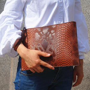 3D Python pattern Women Clutch